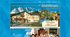Desktop Screenshot of gasthof-schoettlkarspitz.de